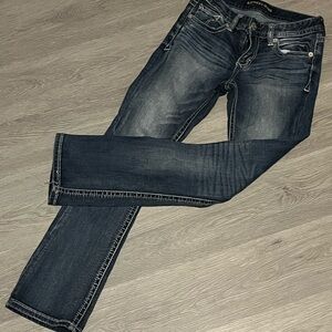 Express Barely Boot jeans in 0S
